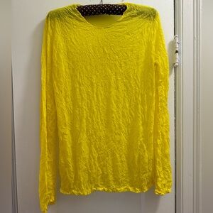 Issey Miyake Sheer Top--Size M